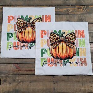 Pumpkin Season Pillow Covers